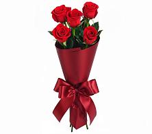 Букет 5 Красных роз Эдлесс Лав в Жирекене