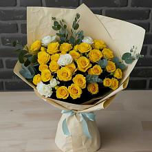 Букет цветов из:  Розы #REPLACE_PRED# Жирекене