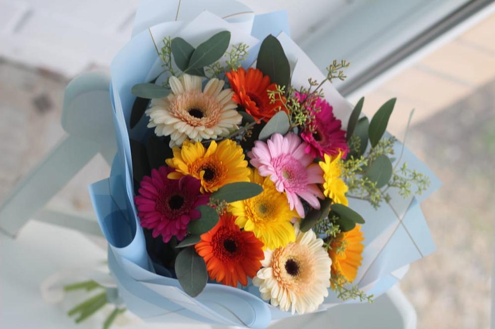 Букет цветов из: Герберы в Жирекене