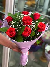 Букет цветов из:  Розы #REPLACE_PRED# Жирекене