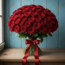 Букет Красные розы Блэк Меджик в Жирекене