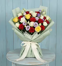 Букет цветов из:  Розы в Жирекене