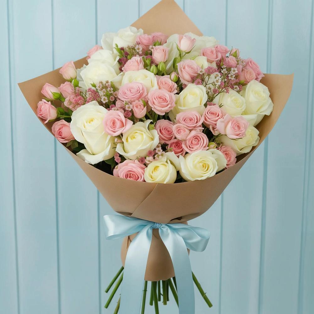 Букет цветов из: Розы в Жирекене