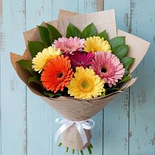 Букет цветов из:  Герберы в Жирекене