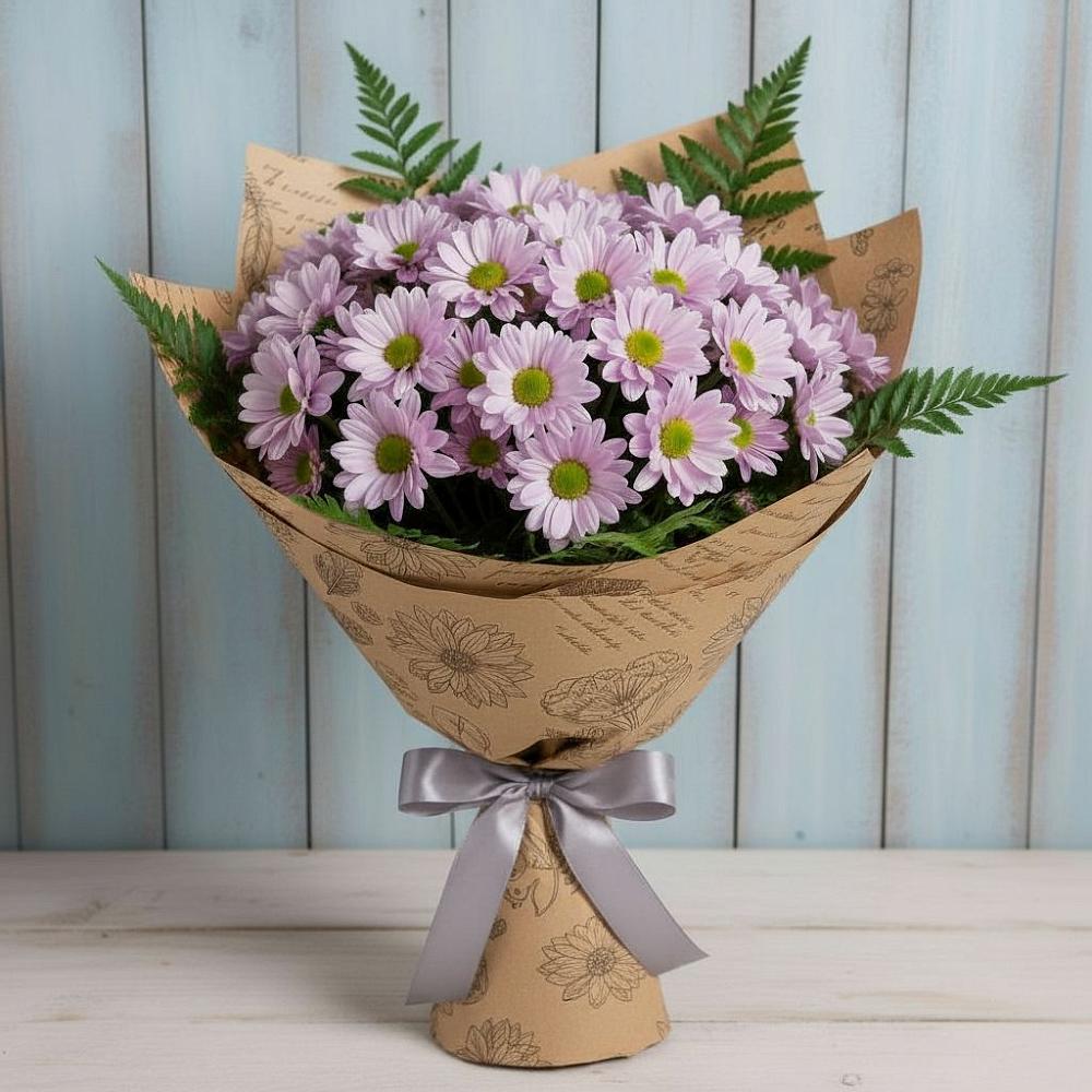 Букет цветов из: Хризантемы в Жирекене