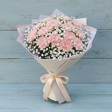 Букет цветов из:  Гвоздики в Жирекене