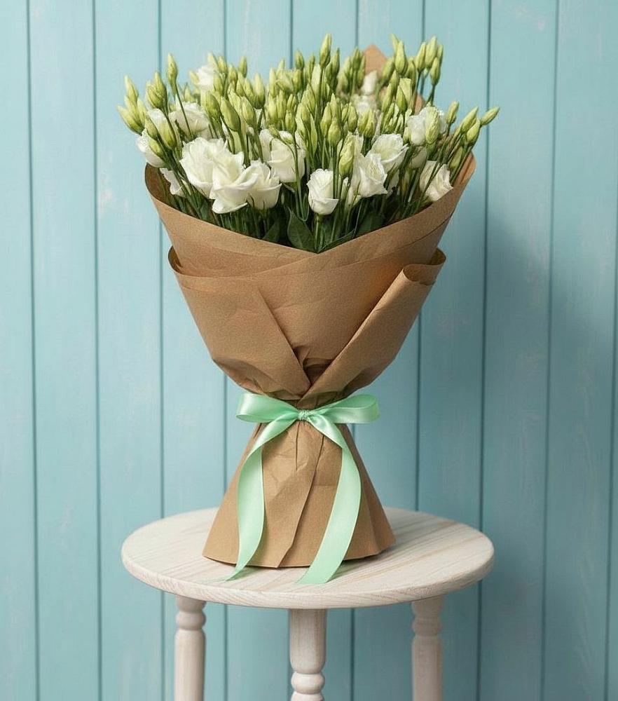 Букет цветов из: Лизиантусы в Жирекене