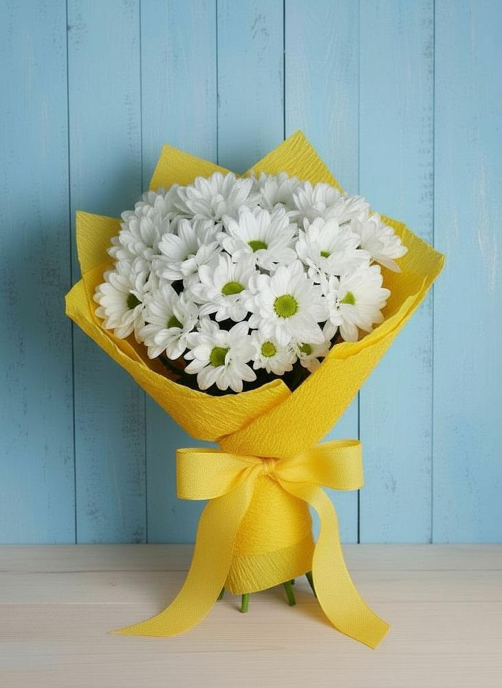 Букет цветов из: Хризантемы в Жирекене