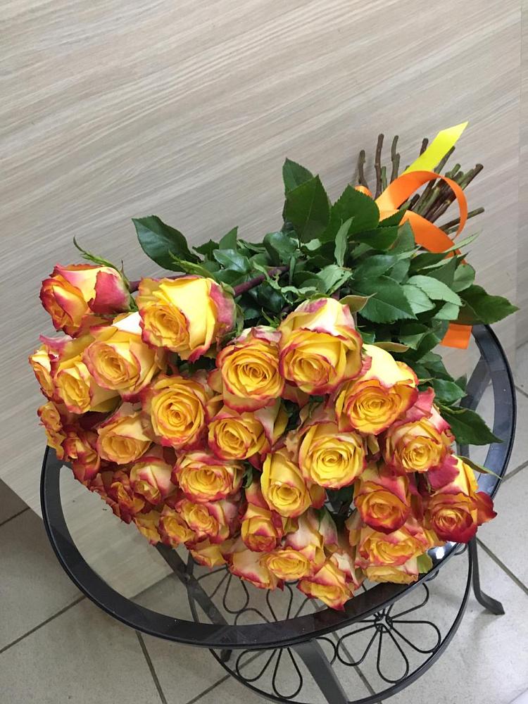 Букет Желтые розы в Жирекене