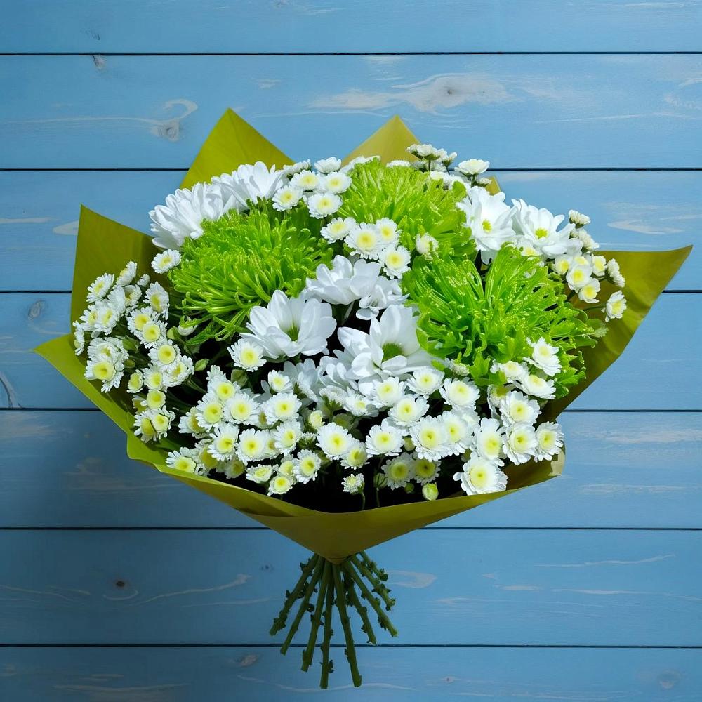 Букет цветов из: Хризантемы в Жирекене