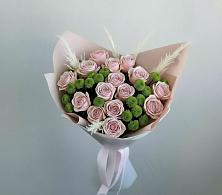Букет цветов из:  Розы и Хризантемы в Жирекене