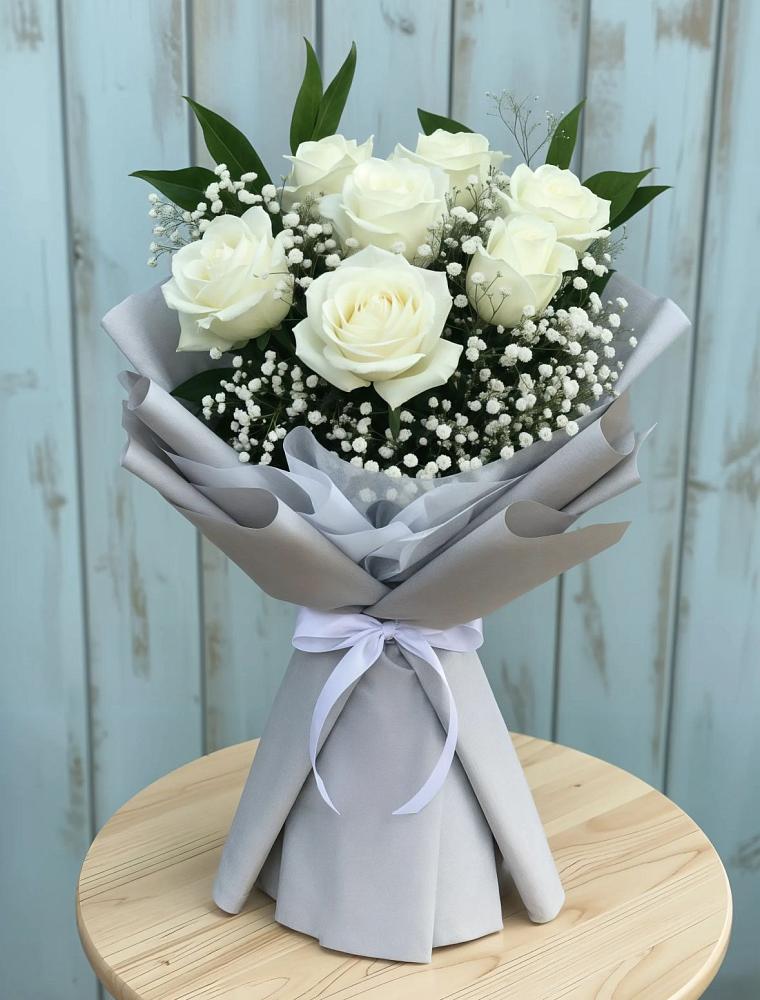 Букет цветов из: Розы в Жирекене