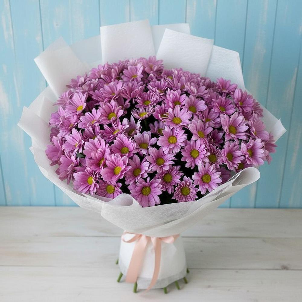 Букет цветов из: Хризантемы в Жирекене