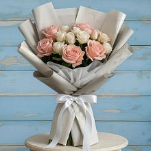 Букет цветов из:  Розы #REPLACE_PRED# Жирекене