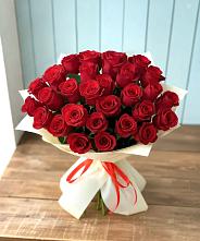 Букет 29 Красных роз в Жирекене