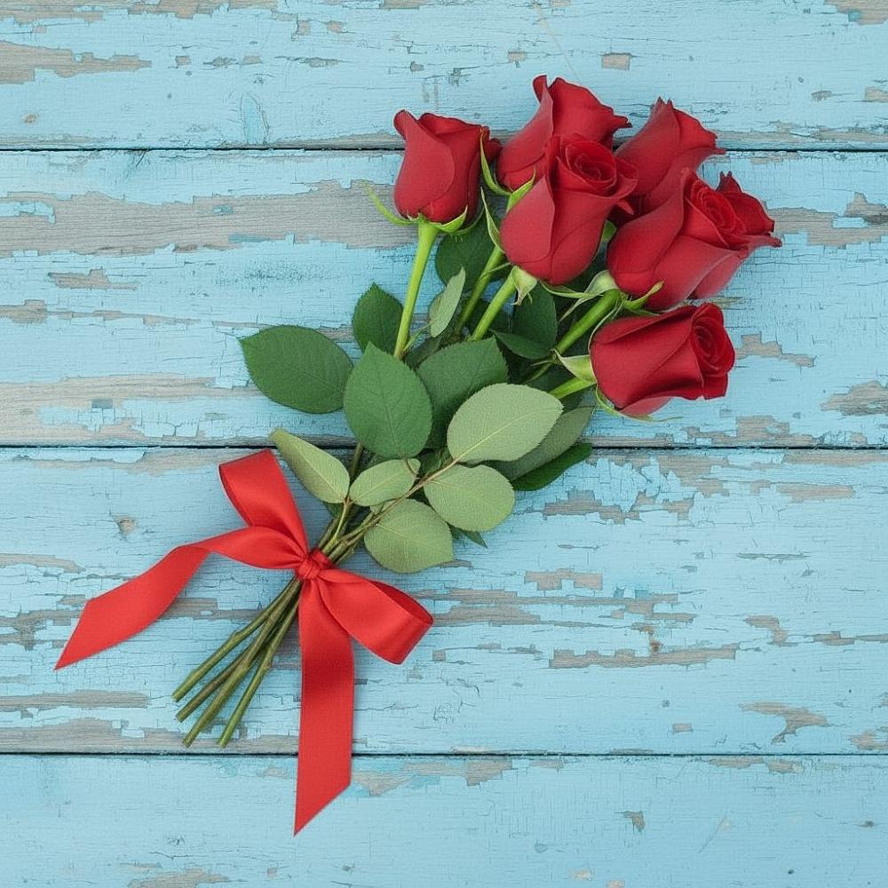 Букет Красные розы в Жирекене