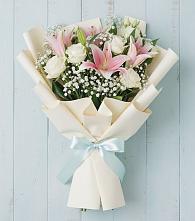 Букет цветов из:  Лилии в Жирекене