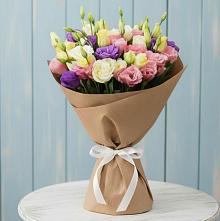 Букет цветов из:  Лизиантусы в Жирекене